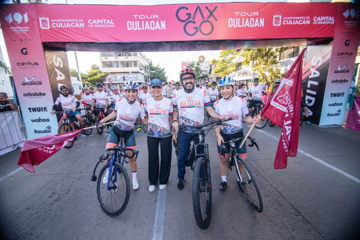 Todo un éxito la gran carrera ciclista “Gaxgo Tour Culiacán 2022”