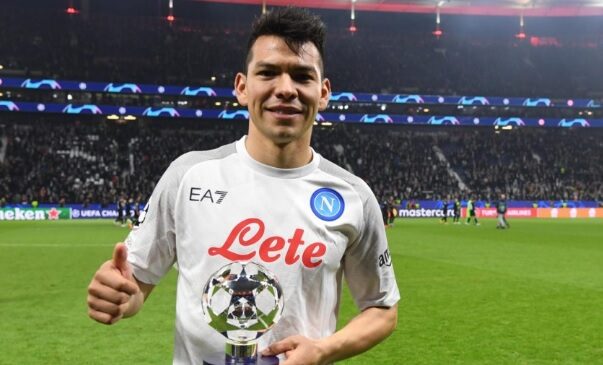 ¡MVP de Champions! ‘Chucky’ Lozano brilla en triunfo del Napoli en Frankfurt