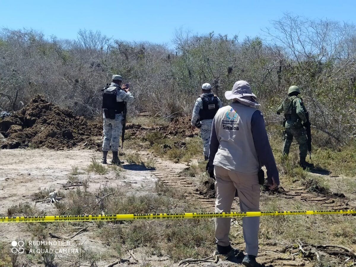 Madres buscadoras encuentran restos óseos en predio de la Península de Villamoros