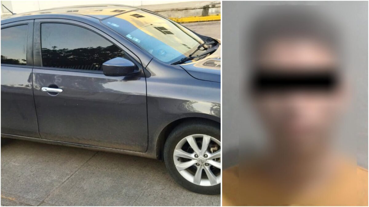 Detienen a un hombre en Culiacán a bordo de un automóvil con reporte de robo