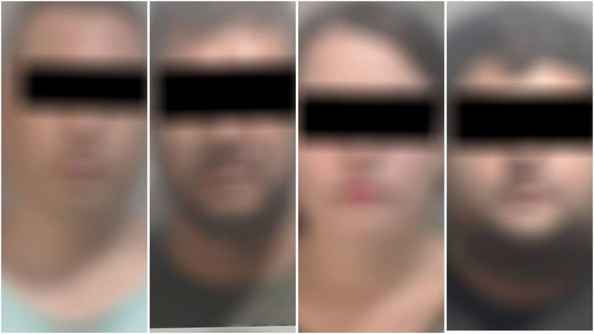 Detienen a tres hombres y una mujer acusados de robo a comercio en Culiacán