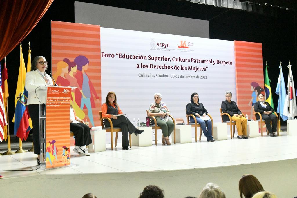 La SEPyC realiza el Foro “Educación Superior, Cultura Patriarcal y Respeto a los Derechos de las Mujeres”