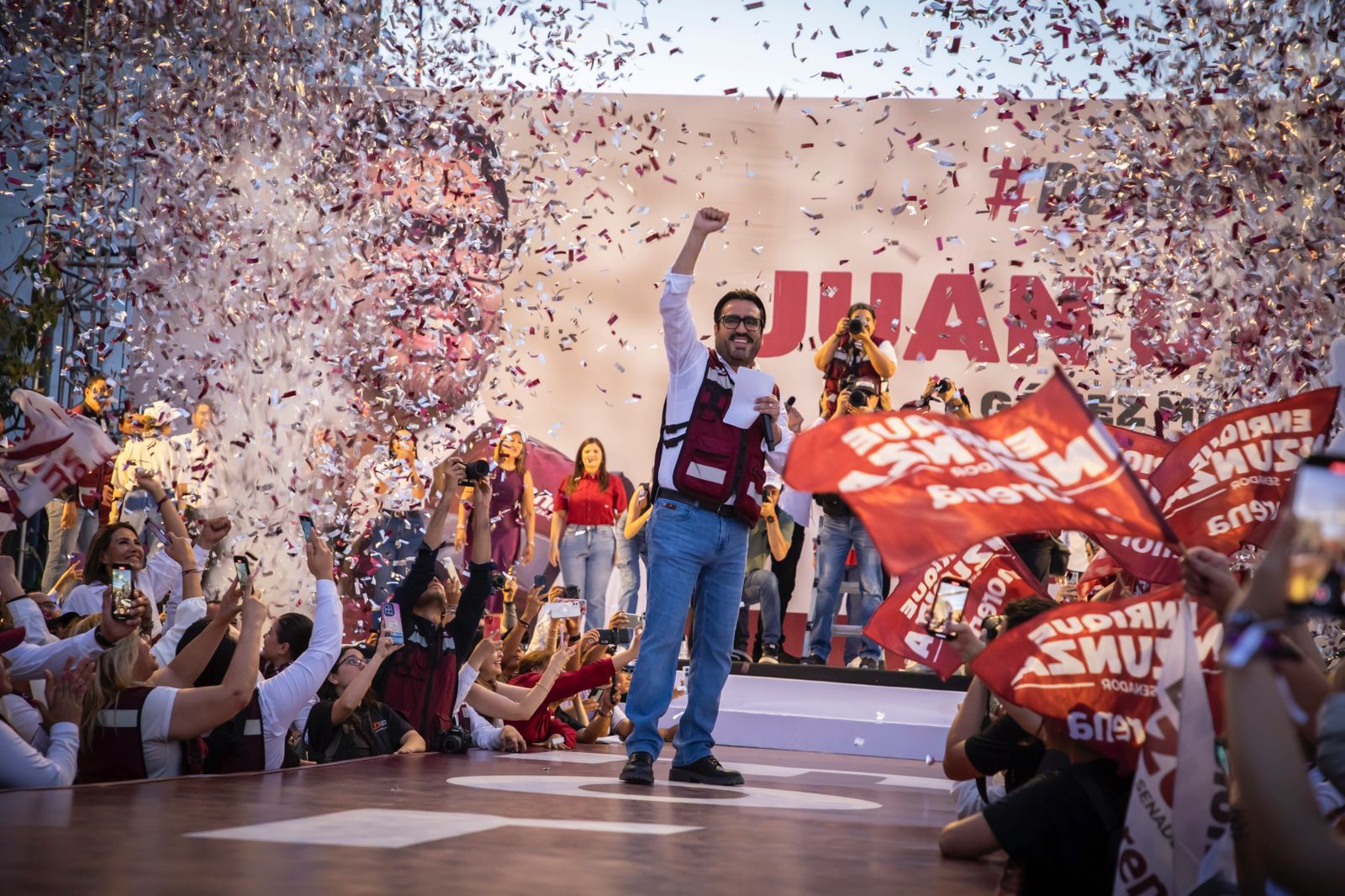 Juan de Dios Gámez proclama triunfo en Culiacán: «Ganamos de manera contundente»