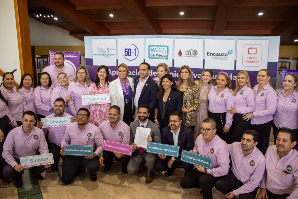 Celebra Encauza aprobación de iniciativa #UnDíaContraElCáncer en el Congreso de Sinaloa