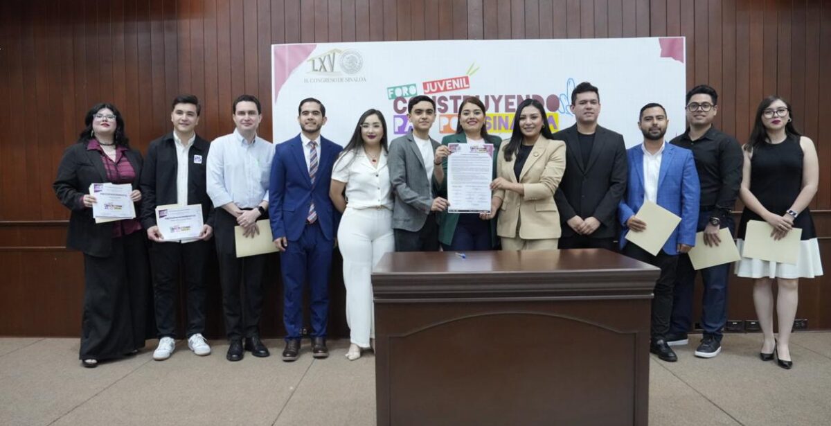 Jóvenes, Congreso del Estado e ISJU signan «Pacto por la Construcción de Paz»