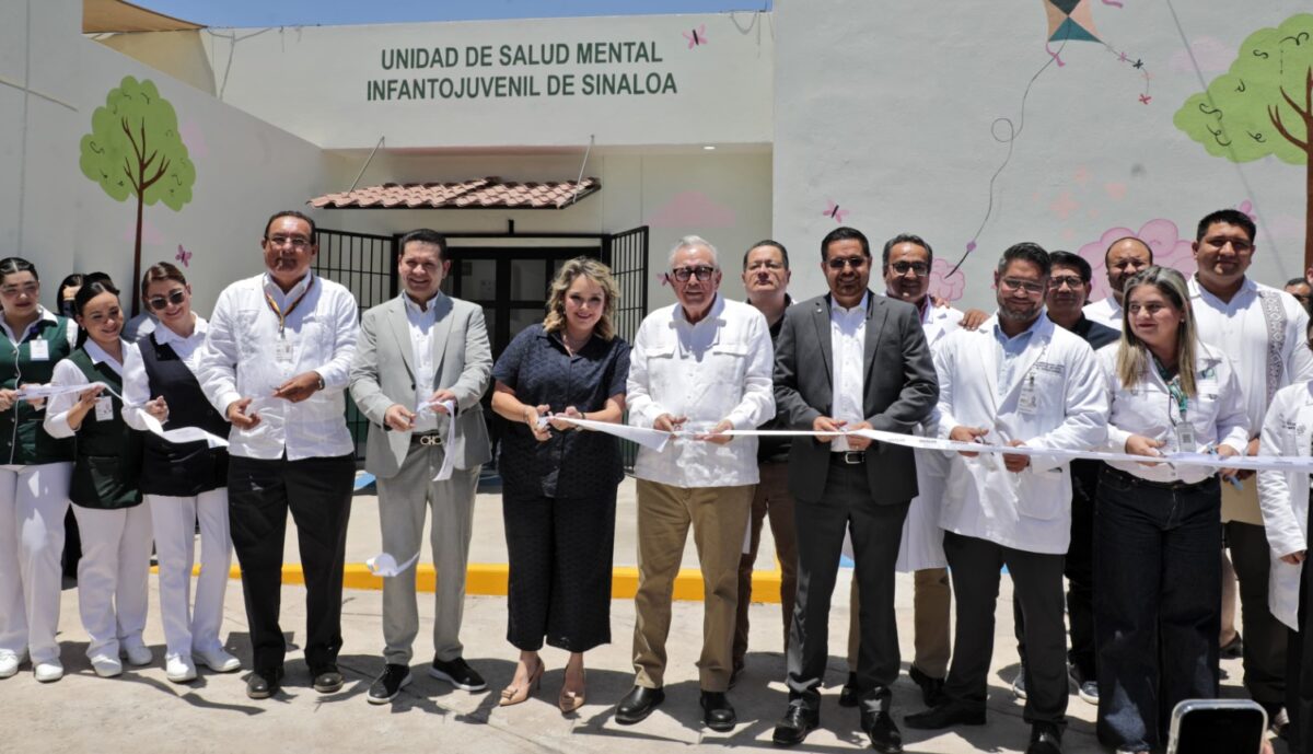 Inaugura Rocha la primera Unidad de Salud Mental Infantojuvenil del noroeste del país
