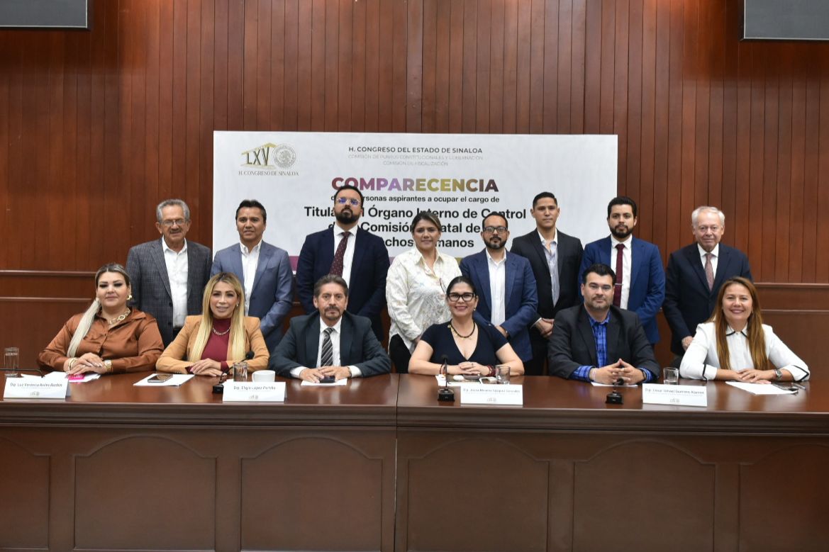 Comparecen ante comisiones unidas aspirantes a titular del OIC de la CEDH