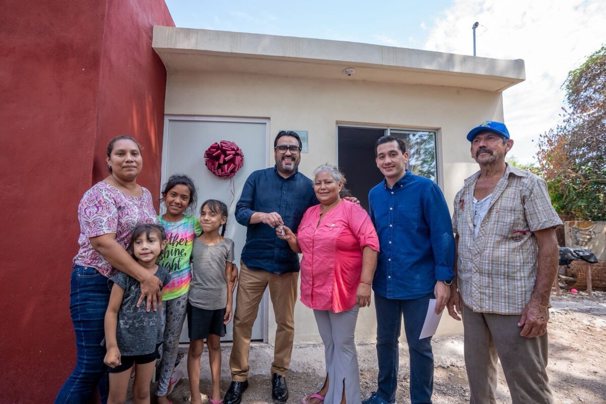 “Mi casa se quemó y ahora con esta nueva casita podemos vivir mejor”